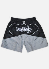 2-TONE SCRIPT NYLON SHORTS - BLACK – Daily Bread