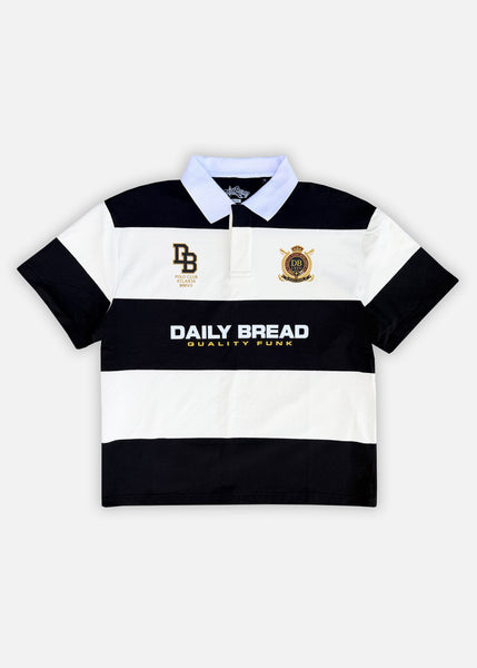 QUALITY FUNK RUGBY SHIRT - BLACK