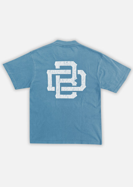 DB STARS HEAVYWEIGHT TEE - DUSTY BLUE