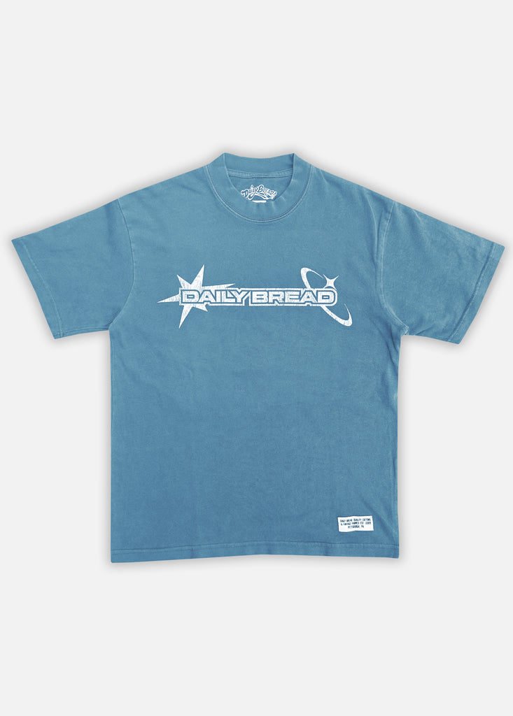 DB STARS HEAVYWEIGHT TEE - DUSTY BLUE