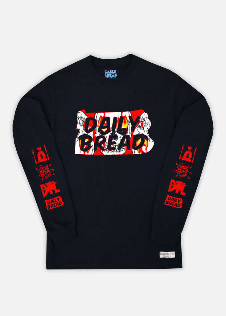 DB x DTL APPAREL STATE LS TEE - BLACK