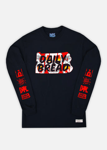 DB x DTL APPAREL STATE LS TEE - BLACK