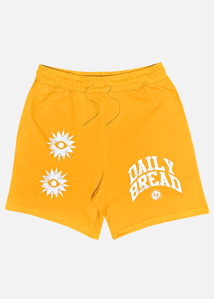 DB STARS FRENCH TERRY SHORTS - GOLD
