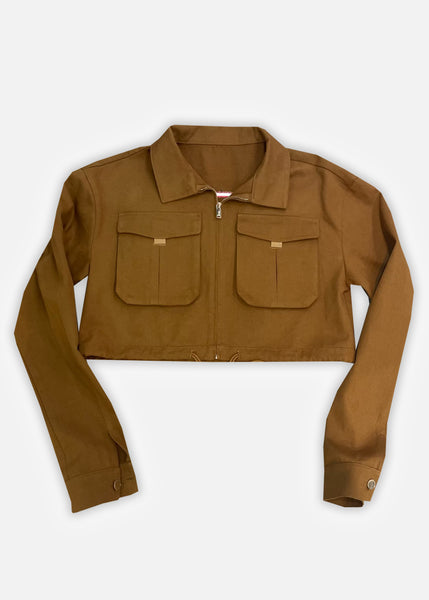 WOMEN'S MECHANIC JACKET - KHAKI (PRE-ORDER)