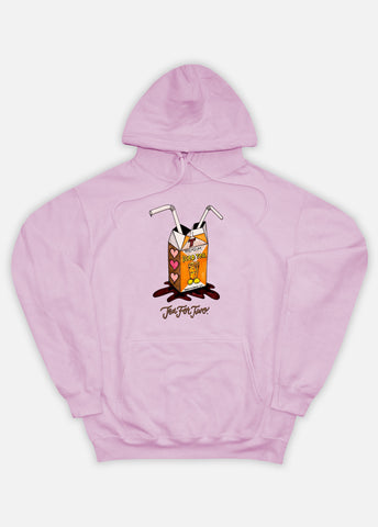 TEA FOR TWO DANNY DEVINE HOODIE - LIGHT PINK