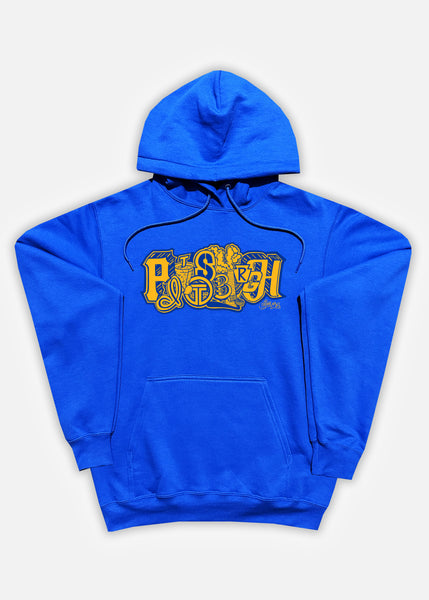 'PITTSBURGH' DANNY DEVINE HOODIE - ROYAL