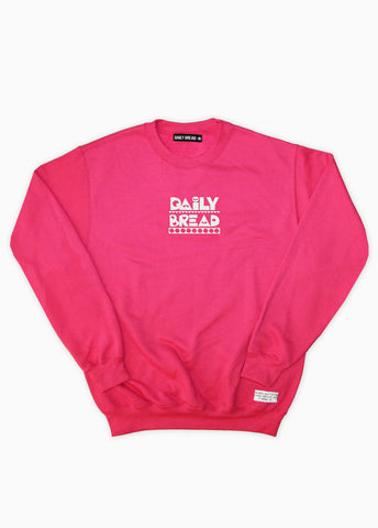 MOOSH EMBROIDERED CREWNECK - SANGRIA