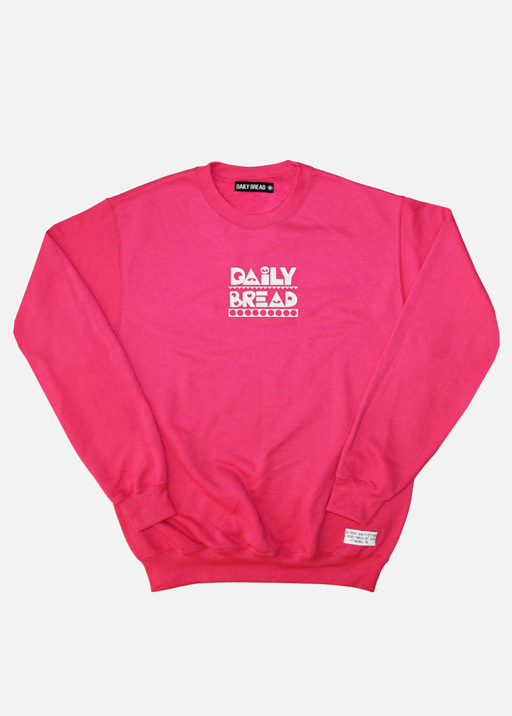 MOOSH EMBROIDERED CREWNECK - SANGRIA