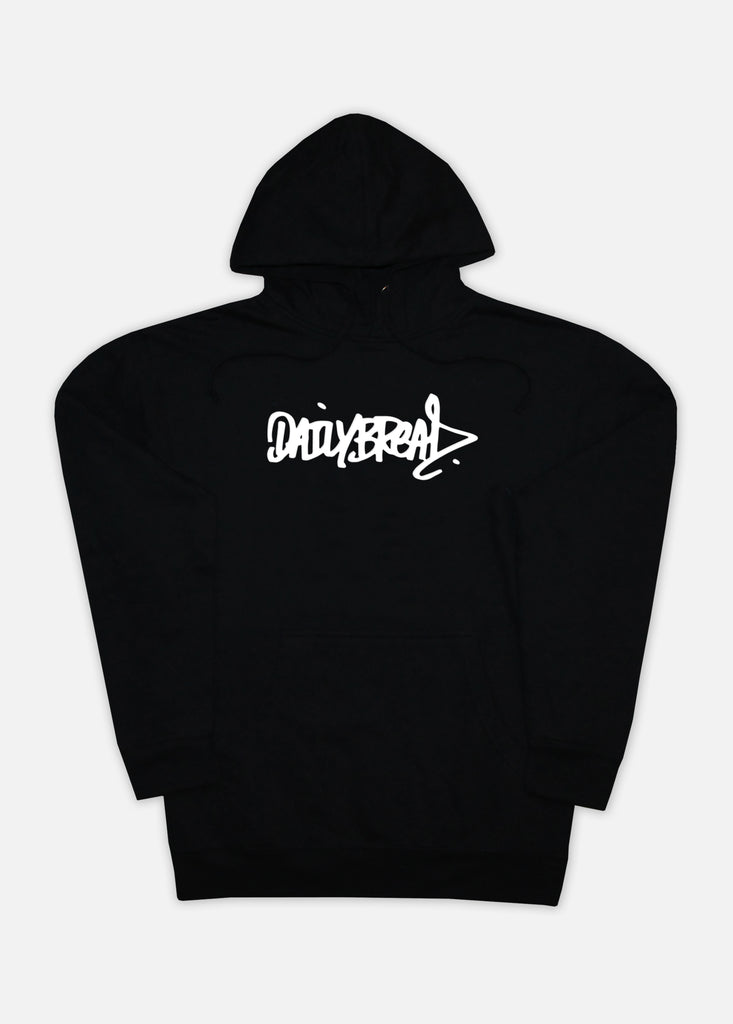 CLASSIC SCRIPT HOODIE - BLACK