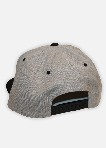 PRIMARY MOOSH SNAPBACK - HEATHER GREY